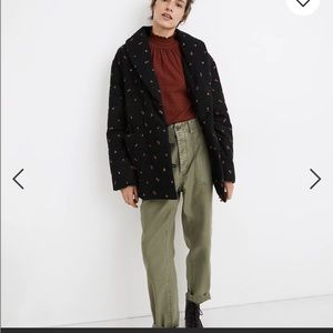 Madewell Corduroy Dumont Quilted Jacket in Amie Floral NB253